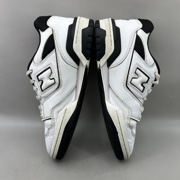 New Balance 550 Oreo Shoes Men Size 8.5 White Black Leather Comfort Low Sneakers main image 6